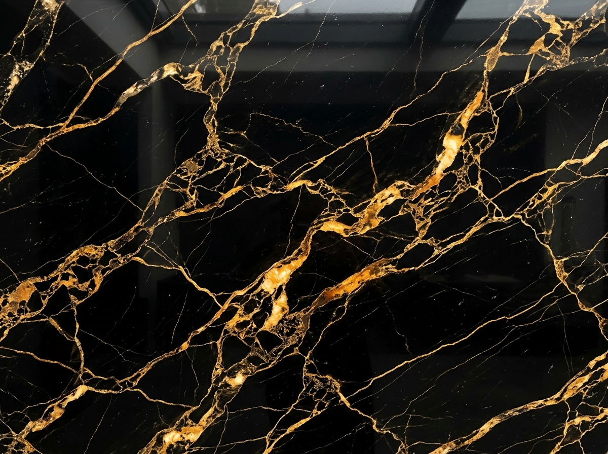 Portoro Gold Marble Look Tile